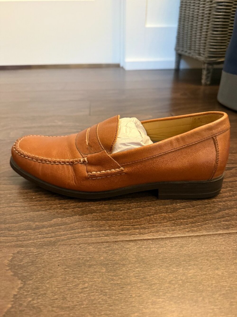 Umberto Raffini Leather Penny Loafers - Men's 43